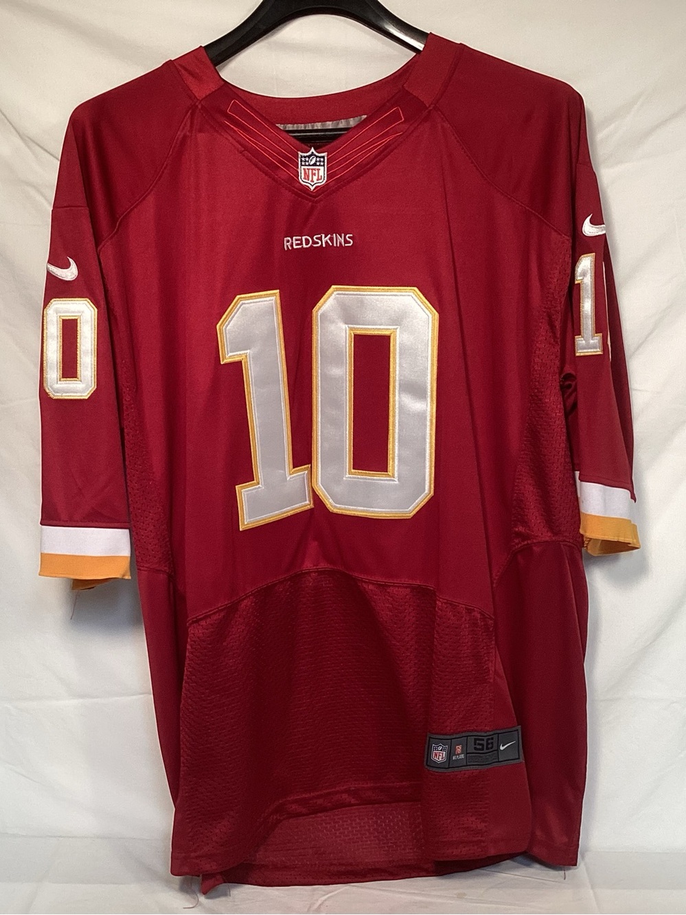 Nike Washington Redskins #10 Robert Griffen III Football Jersey Men’s Size 56